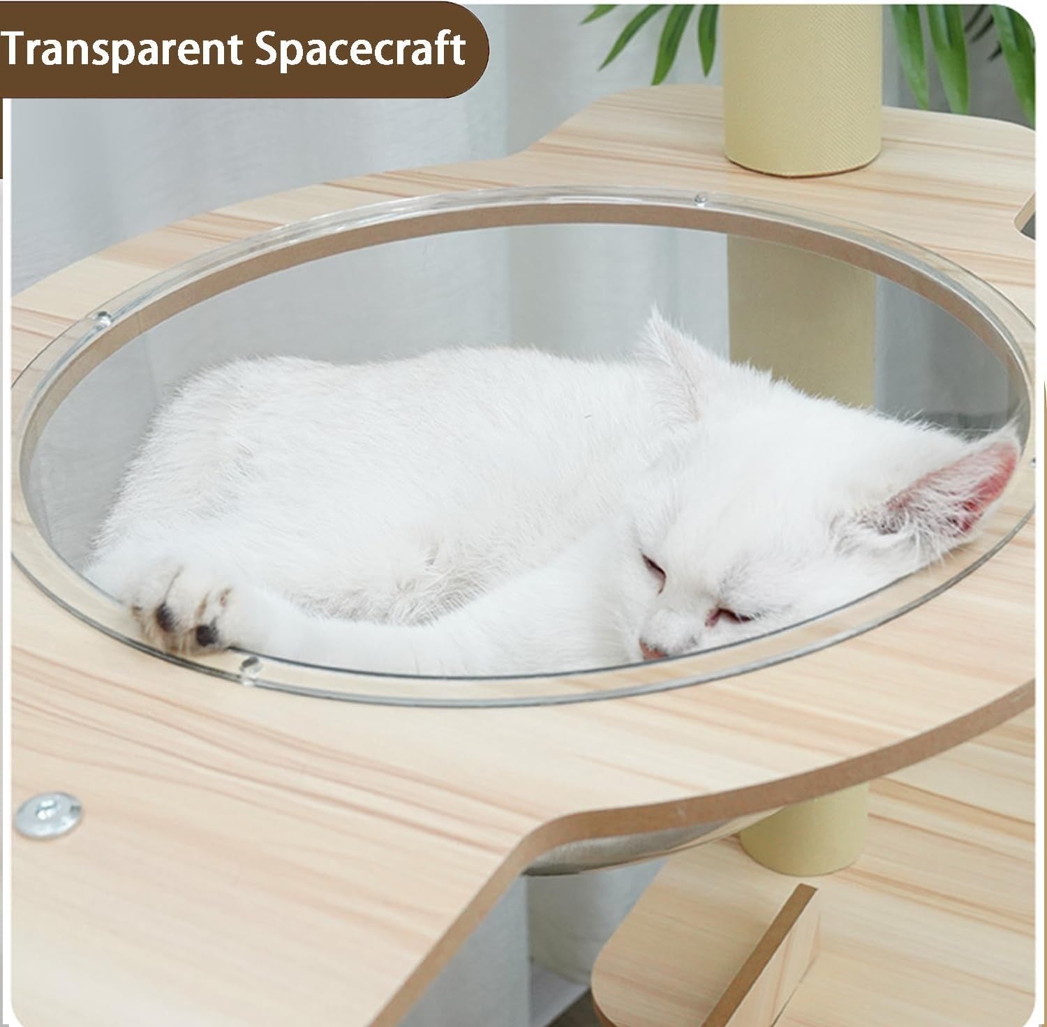 165cm Large Cat Tree Tower Indoor Condo Capsule Hammock Ladder Heavy Duty
