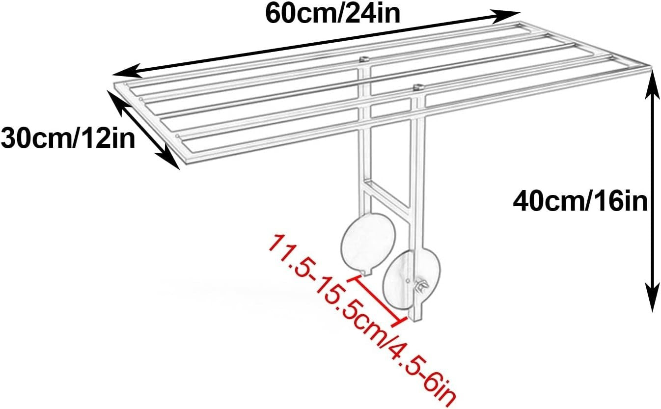 Adjustable Indoor Clothes Drying Rack for Oil Heaters | Large, Durable, Gold