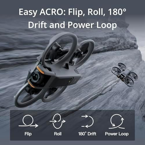 4K FPV Drone Ultra-Wide 155° FOV Flip Roll Stabilized Flight (Drone Only)