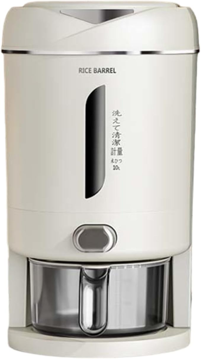 20L Large Rice Storage Container w Lid & Pourer