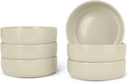 6pc Stoneware Cereal Soup Bowls 14cm Microwave Dishwasher Safe Ivory