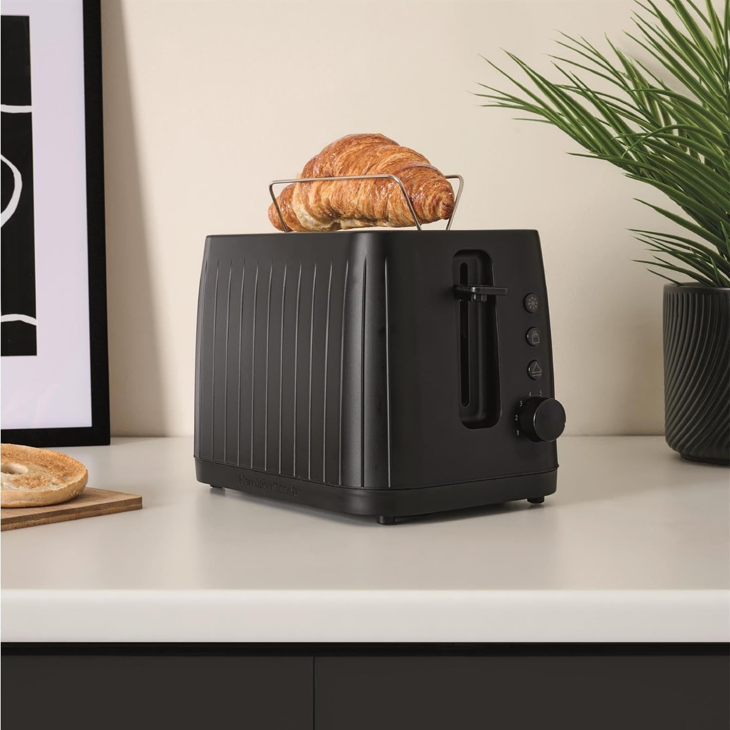 3pc Black Kitchen Set 20L Microwave 1.7L Kettle Toaster