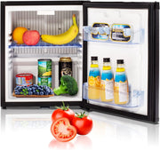 12V 2 way Mini Fridge 30L Campervan Portable Silent Black Lockable Reversible