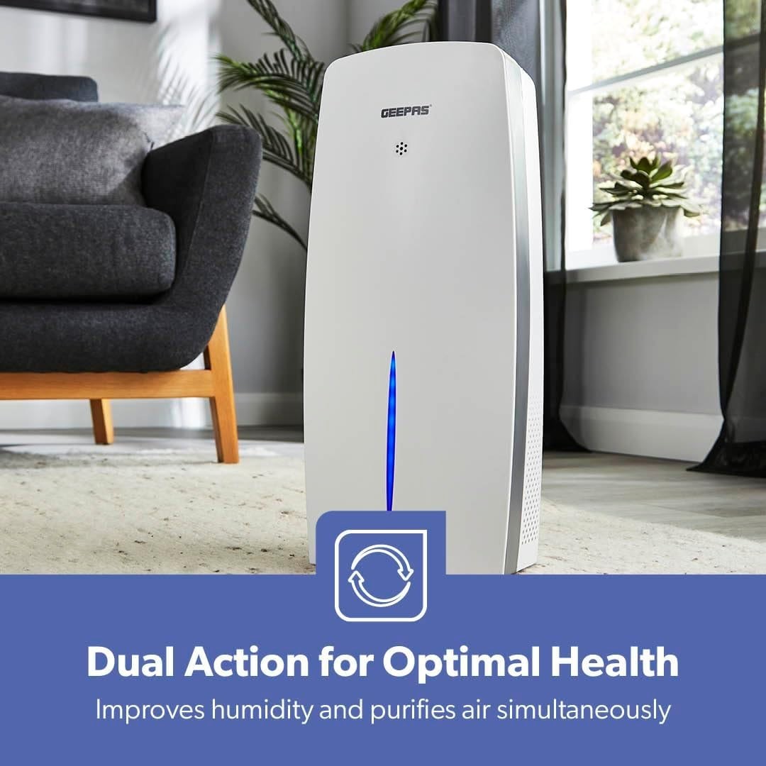 2 in 1 Air Purifier Humidifier HEPA Filter WiFi Remote Bedroom Home
