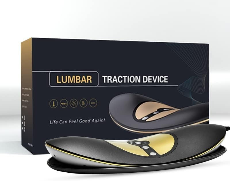 Full Body Electric Massager Back Pain Relief EMS Lumbar Traction Therapy Device