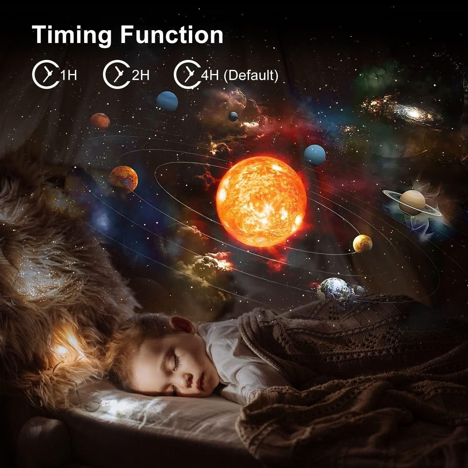 Galaxy Star Projector 13 Disc Planetarium 360° Rotating Night Light