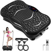 Vibration Plate Exercise Machine Bluetooth LCD Full Body Weight Loss
