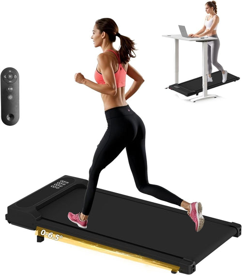 Compact Foldable Walking Treadmill 5% Incline Home Gym LED Display Remote