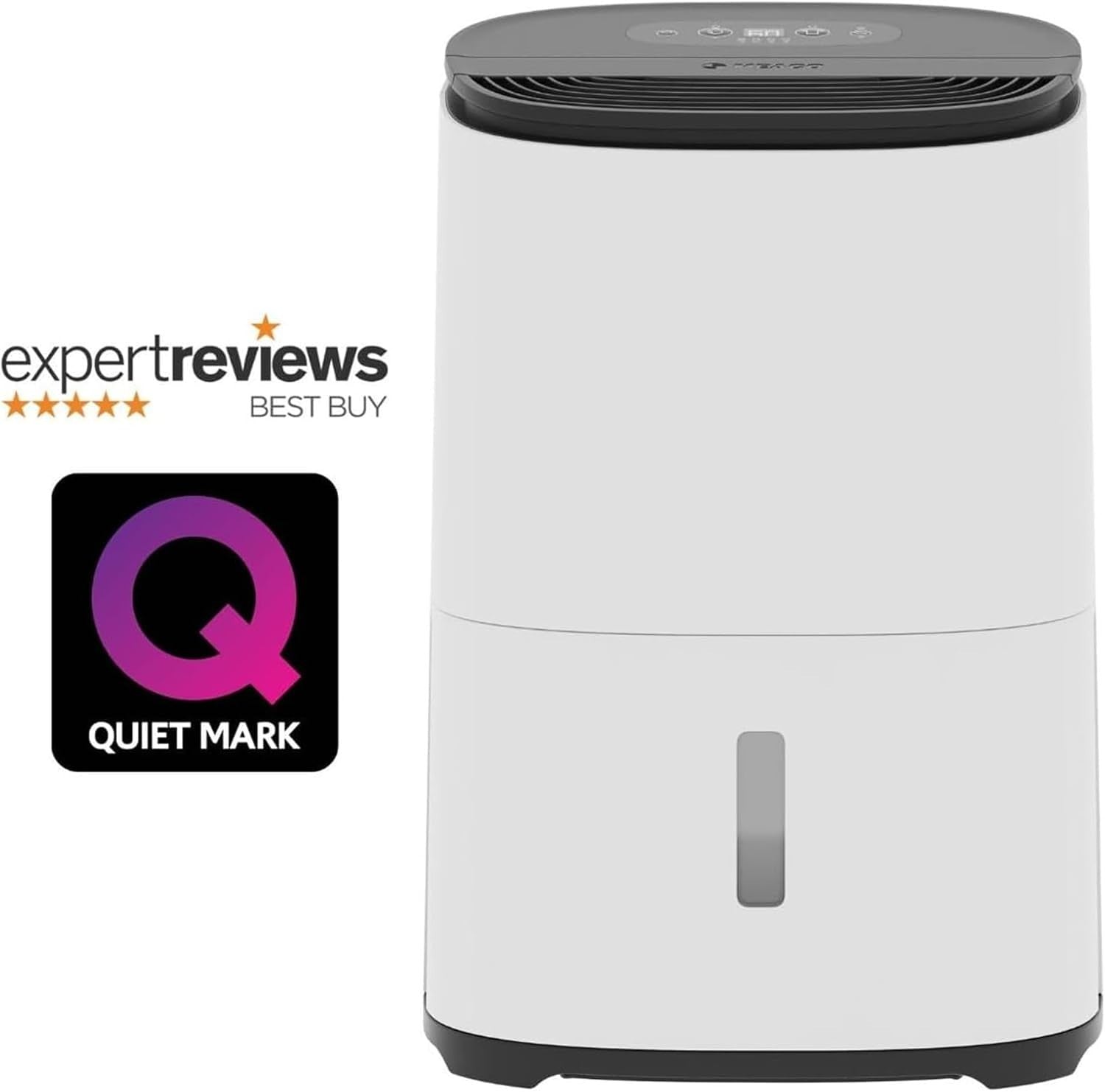 10L Quiet Dehumidifier with HEPA Air Purifier Low Energy Flat