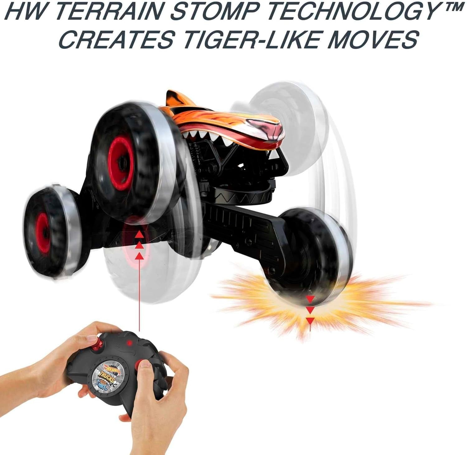 Unstoppable Tiger Shark RC Truck 1:15 Scale – All-Terrain Remote Control Car