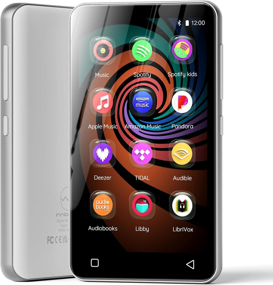 160GB MP3 MP4 Player White 4" Touch WiFi Bluetooth Spotify