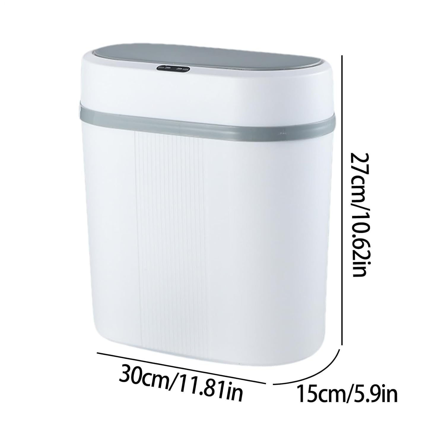 Large Motion Sensor Touchless Trash Can – Slim Space-Saving BinN/A