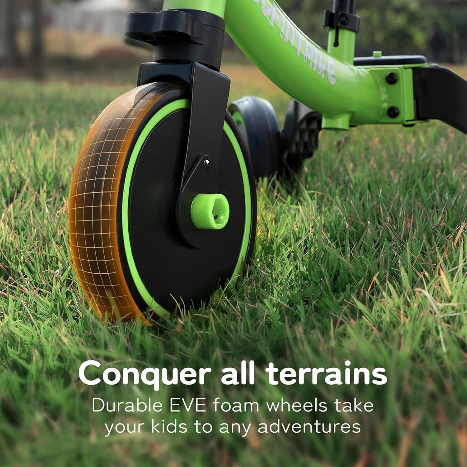 5 In 1 Toddler Tricycle Balance Bike Kids Ride On Removable Pedals Green