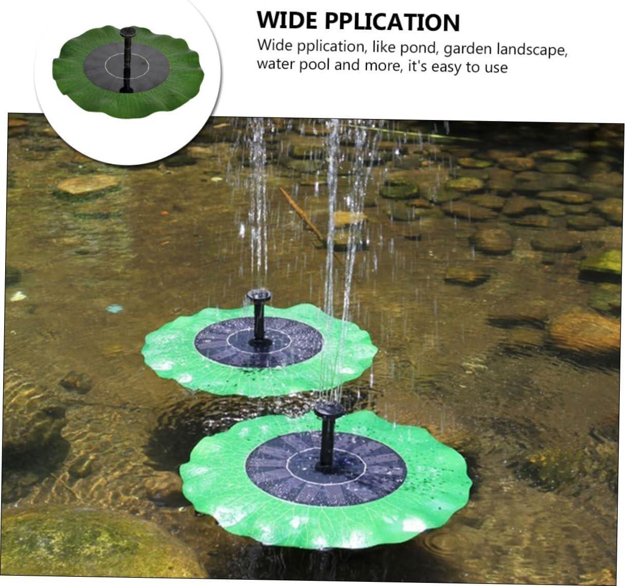 4x Solar Bird Bath Fountain Garden Water Feature Floating Energy-Saving Set