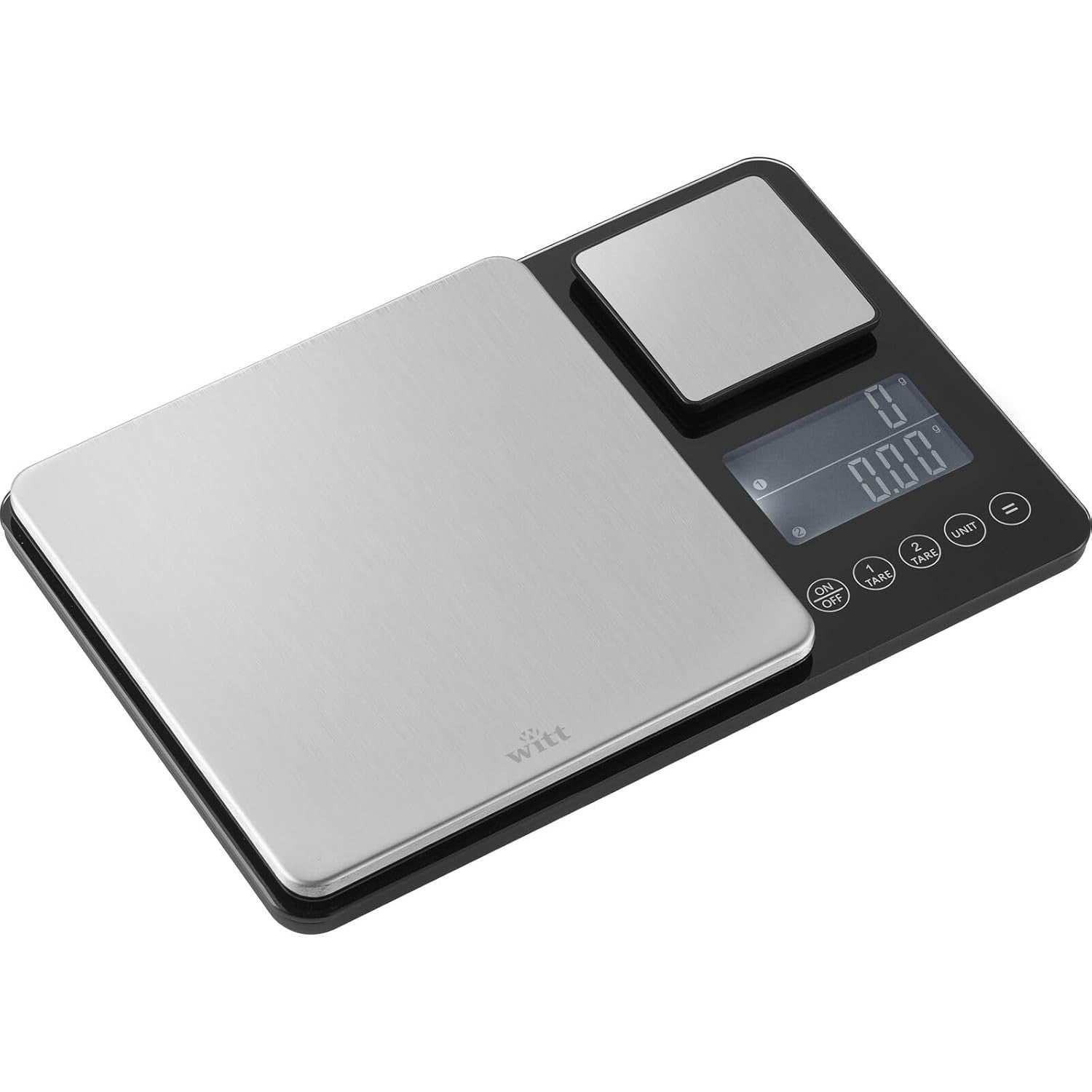 Digital Dual Kitchen Scales LCD Timer Precision Weighing for Pizza Dough