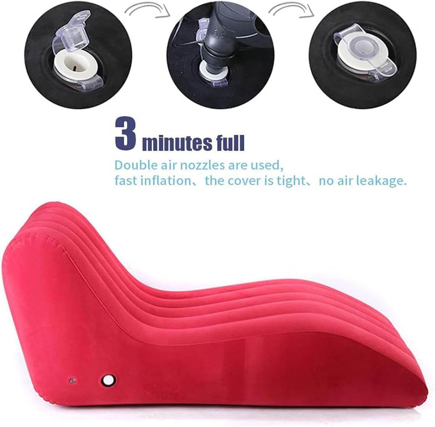 Inflatable Air Bed Mattress Quick Inflate Waterproof Camping Indoor/Outdoor