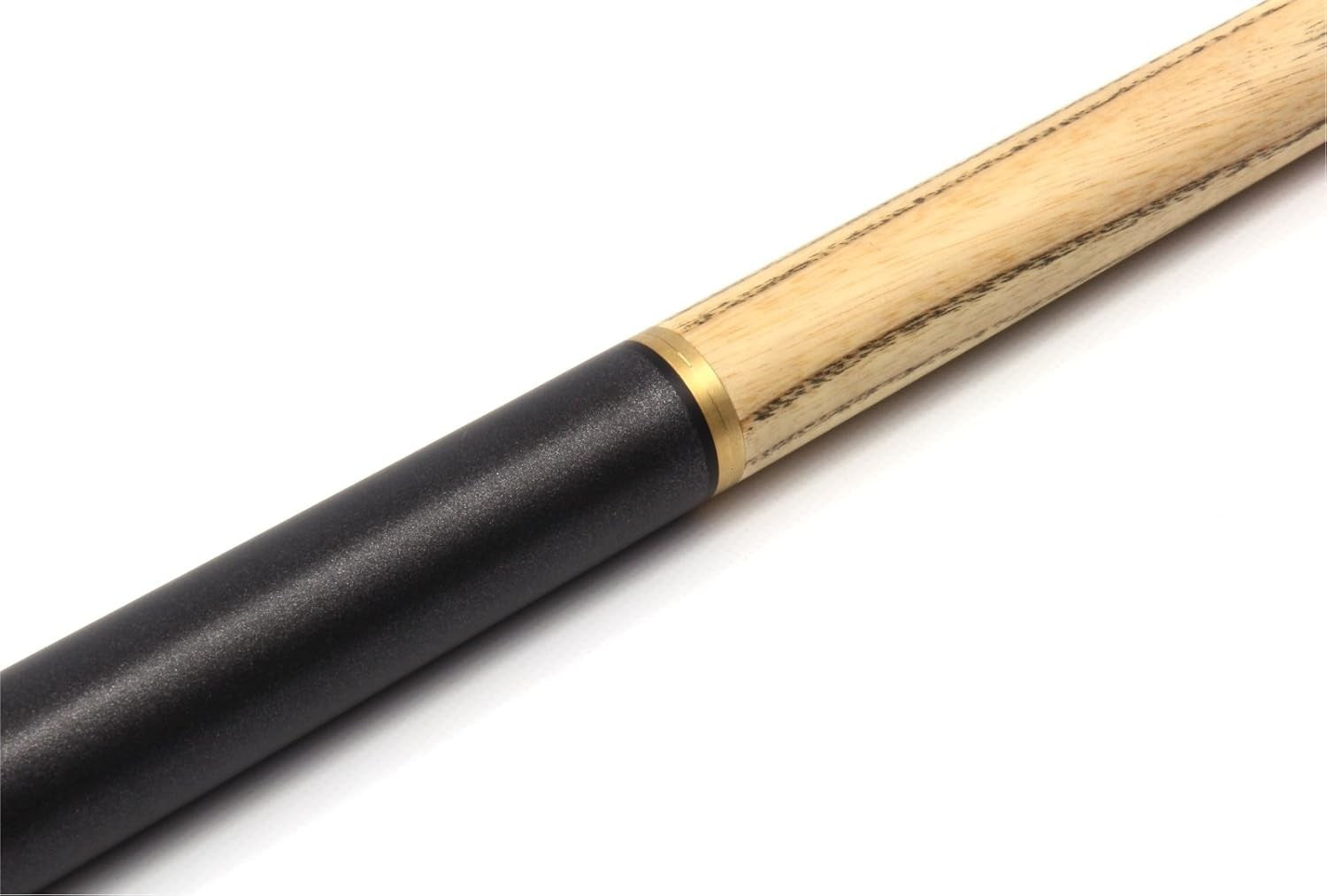 57in English Pool Snooker Cue 8mm Tip 2 Piece Ash Shaft Case