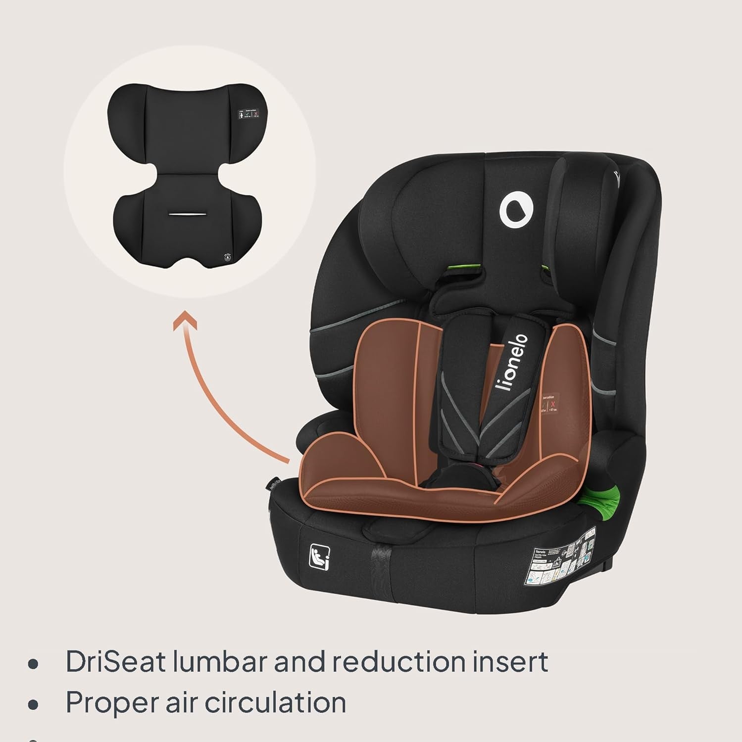 i-Size Car Seat 76–150cm ISOFIX R129 Booster Side Impact Adjustable