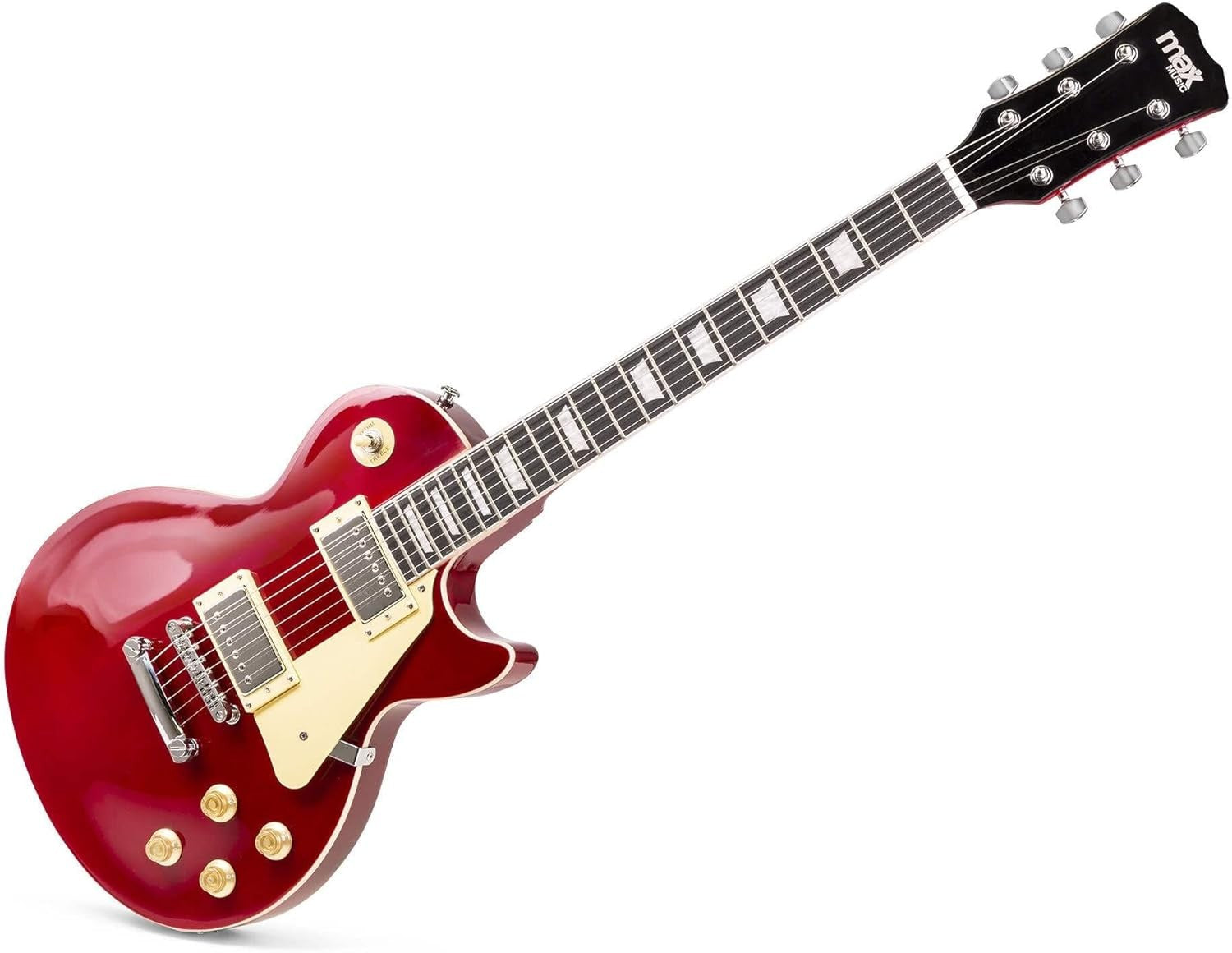 SC Style Electric Guitar Starter Kit 40W Amp Dark Red