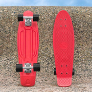 Mini Cruiser Skateboard Lightweight Non-Slip Deck PU Wheels Beginner Travel