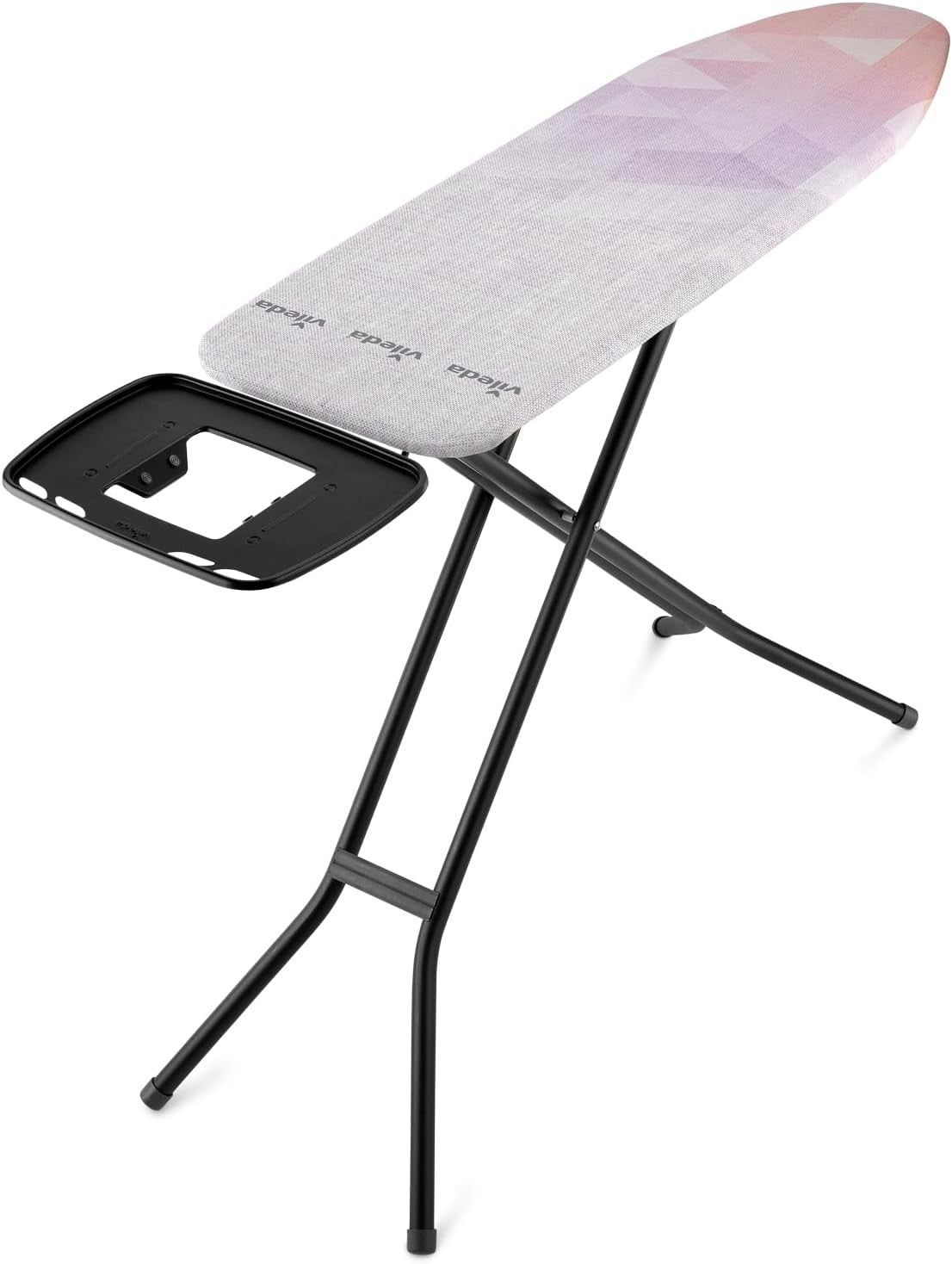 Medium Ironing Board Height Adjustable Titanium Coated Foldable 120x38cm