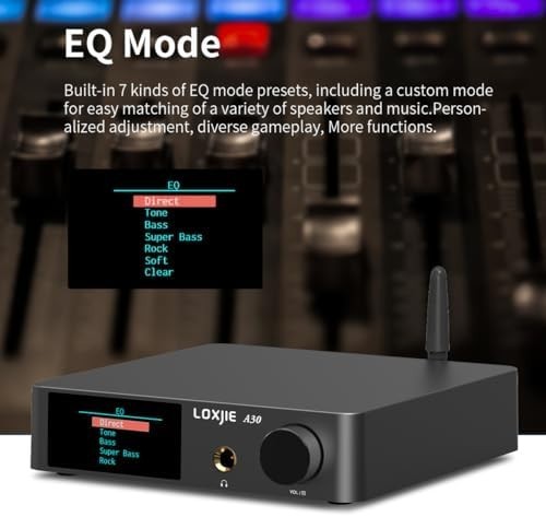 A30 Desktop HiFi DAC & Headphone Amp MA12070 USB Bluetooth 5.0