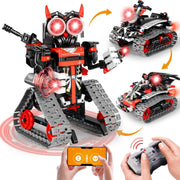 3-in-1 RC Robot Building Set 398PCS – App & Remote Control STEM Toy Gift