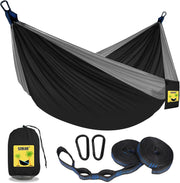 Heavy‑Duty Mosquito Net Hammock 290×140 cm + Tree Straps – 200‑300kg Load