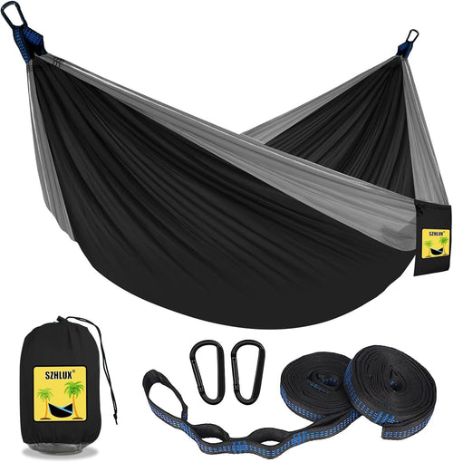 Heavy‑Duty Mosquito Net Hammock 290×140 cm + Tree Straps – 200‑300kg Load