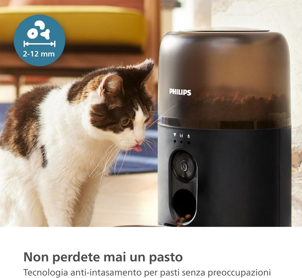 Smart Pet Feeder with Camera HD App Control Auto Food Dispenser