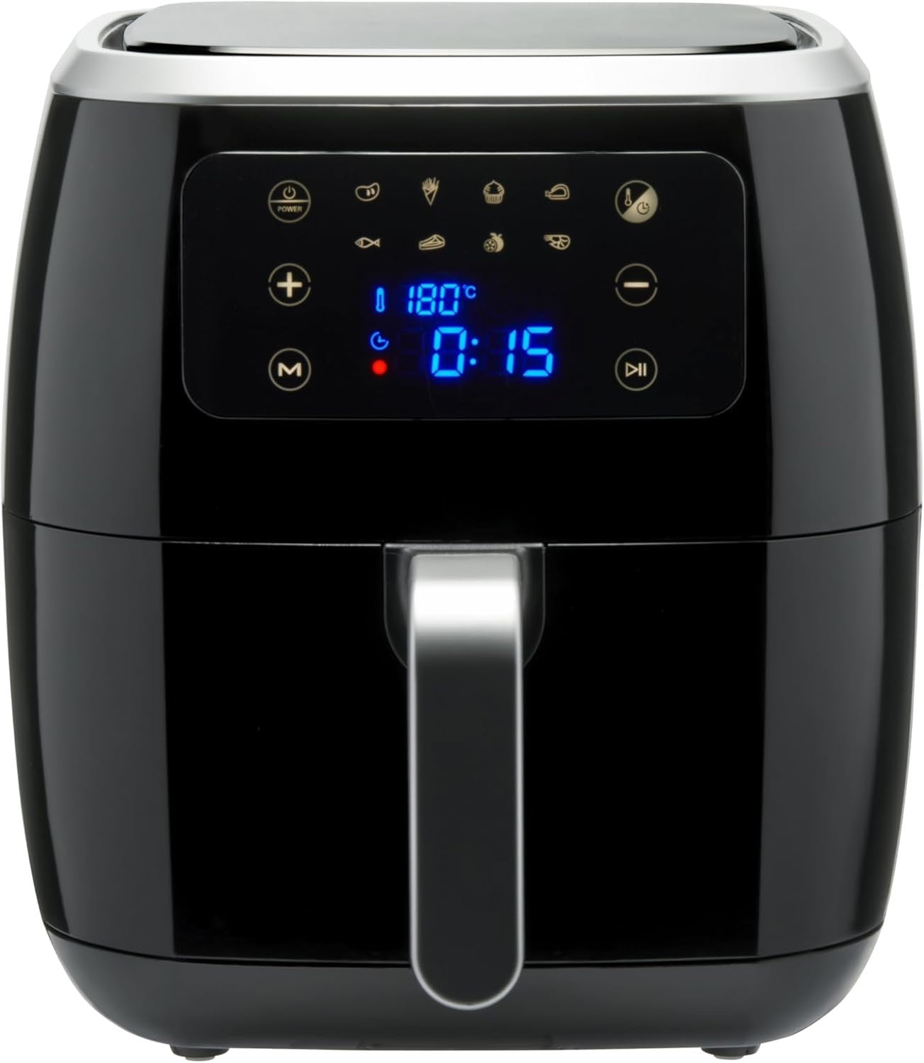 6L Digital Air Fryer | Touchscreen | 8 Presets | No-Oil Cooking