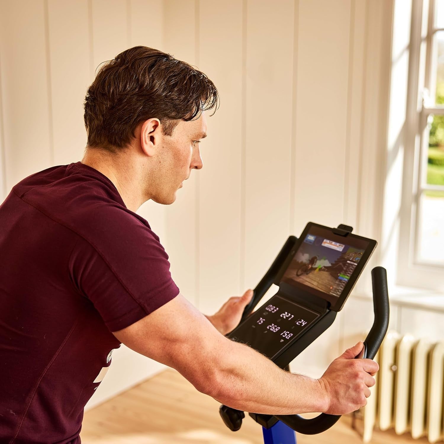 FR30 Upright Exercise Bike 32-Level Magnetic Resistance LED Bluetooth Home