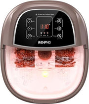 Electric Foot Spa Massager with Heat, Auto Rollers & Adjustable Timer