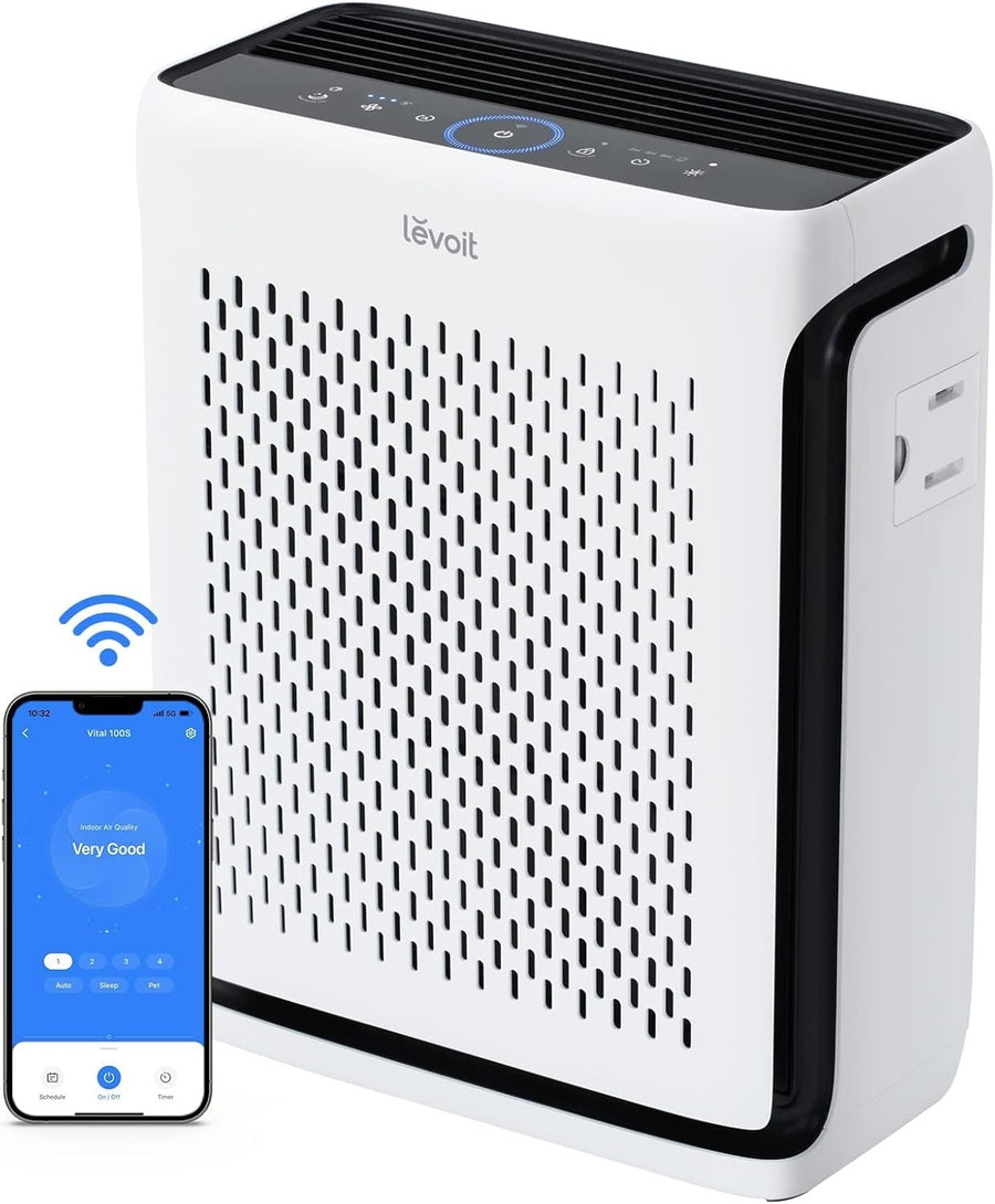 Smart HEPA Air Purifier 1120 Sq Ft CADR 243m³/h Pet Mode Auto Sleep