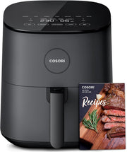 4.7L Compact Air Fryer 9-in-1 Rapid Cook Oven Max 230°C Digital Display Quiet