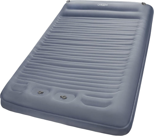 Self-Inflating Double Camping Mattress | Extra Thick, Wide, Portable