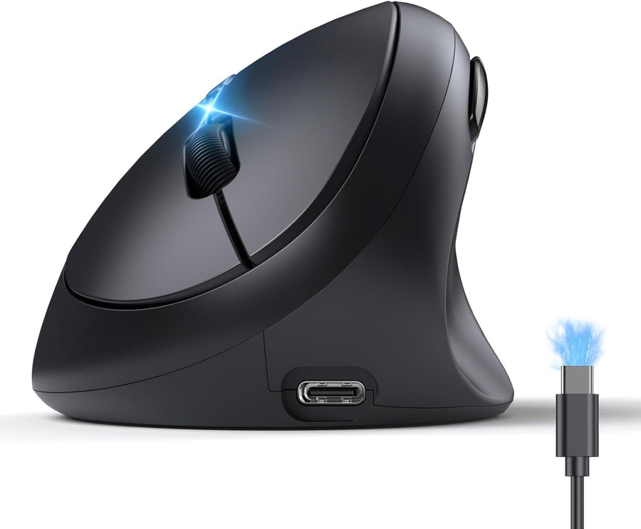 Ergonomic Vertical Wireless Mouse 4800 DPI Rechargeable