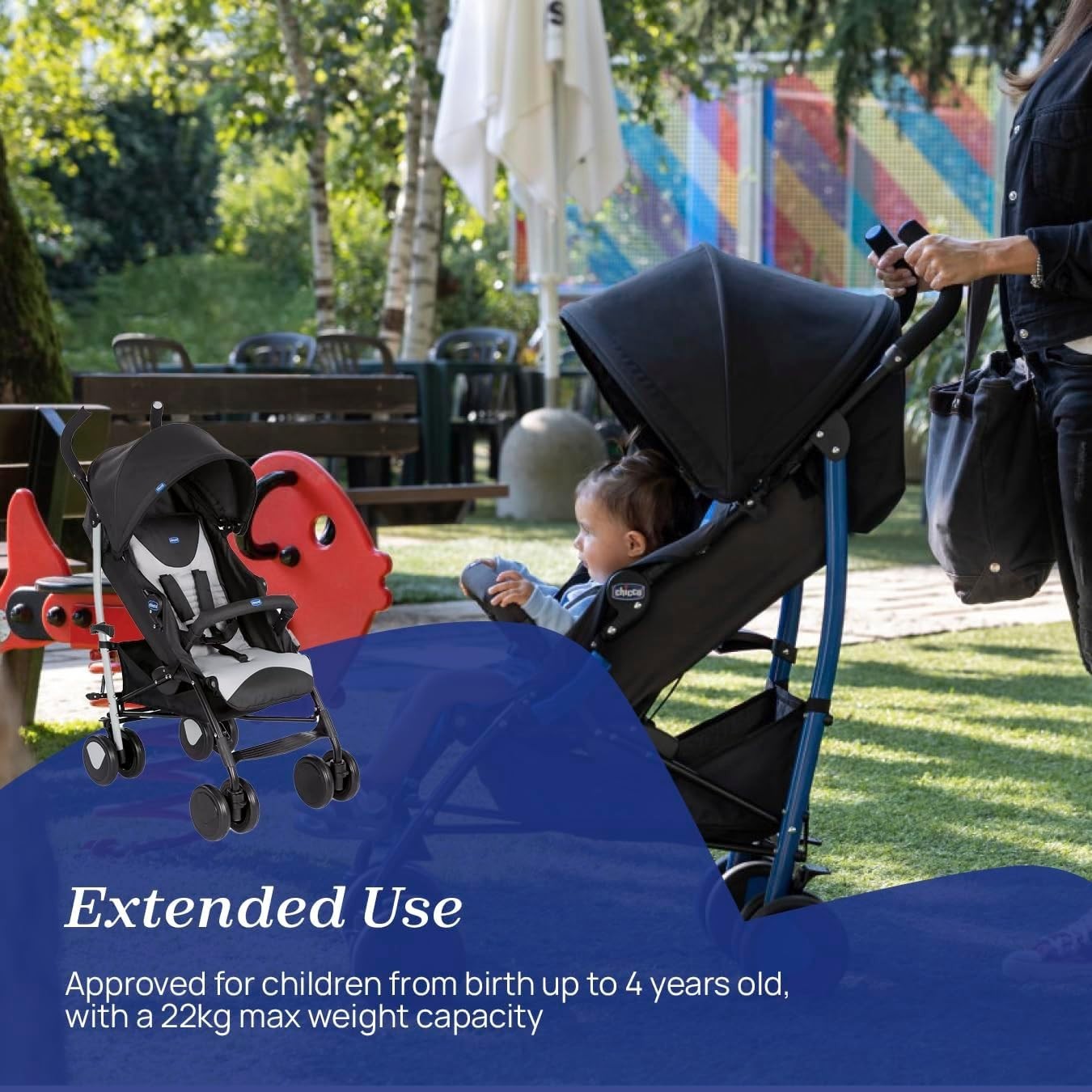 Lightweight Baby Stroller Birth–22kg, Lay-Flat, Umbrella Fold, Travel Buggy