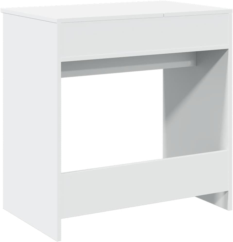 White Modern Dressing Table Makeup Vanity Desk w/ Drawers & Mirror for Bedroom