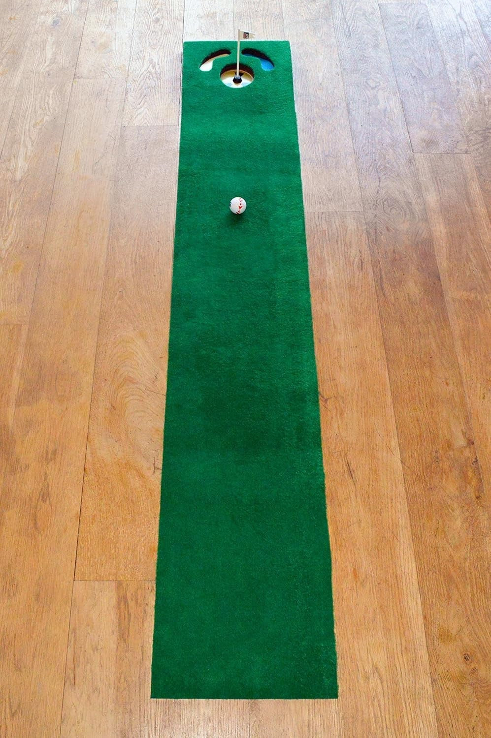 Golf Putting Mat 6ft Indoor Practice Green Alignment Trainer Home Office
