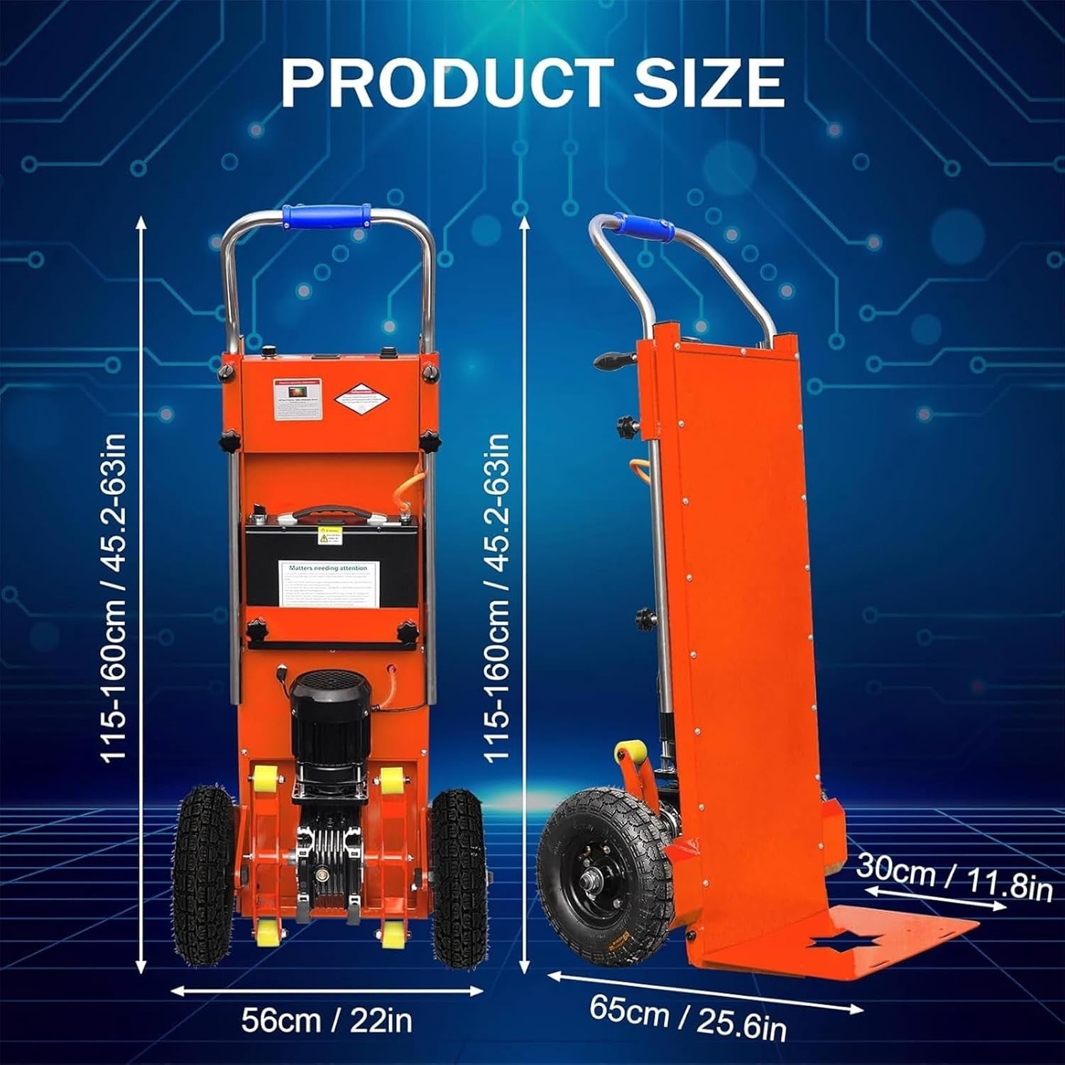 Hand Truck Stair Climber Durable Electric Stair Climbing Portable Climbing