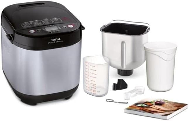 Bread Maker 20 Programs Gluten-Free Yoghurt Jam Black Stainless Steel