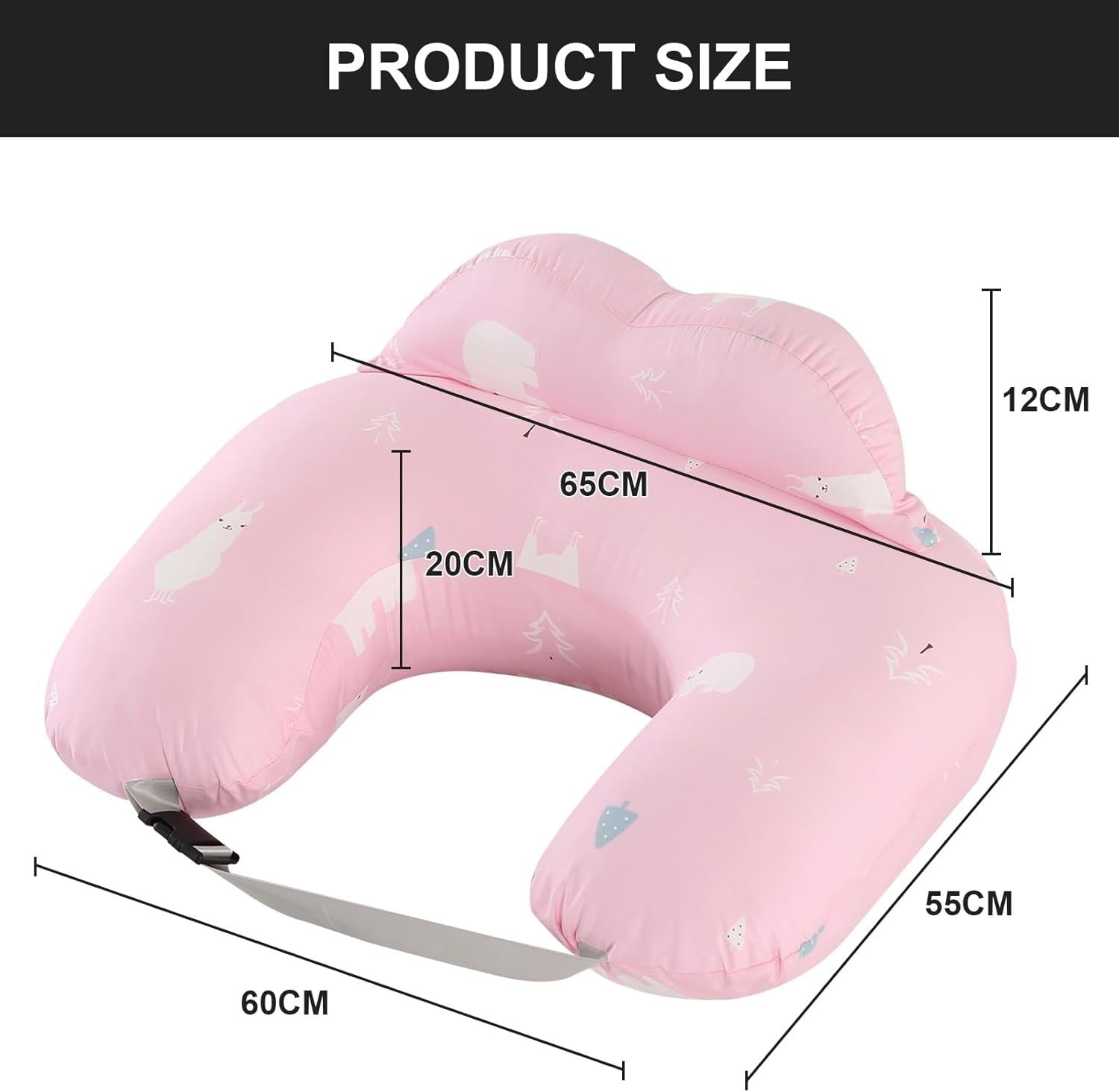 U Shaped Pregnancy Pillow Full Body Nursing Maternity Support Cotton