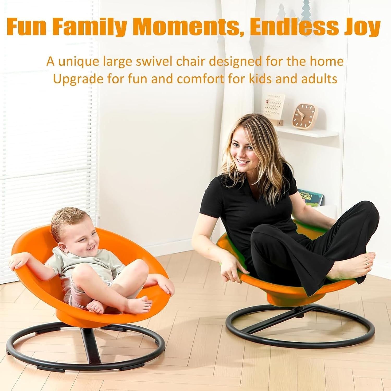 Large Sensory Spinning Chair 65cm Autism Kids Adults 360° Swivel Seat Therapy