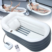 Portable Bubble Spa Bathtub Inflatable Hydrotherapy Jets Remote Control