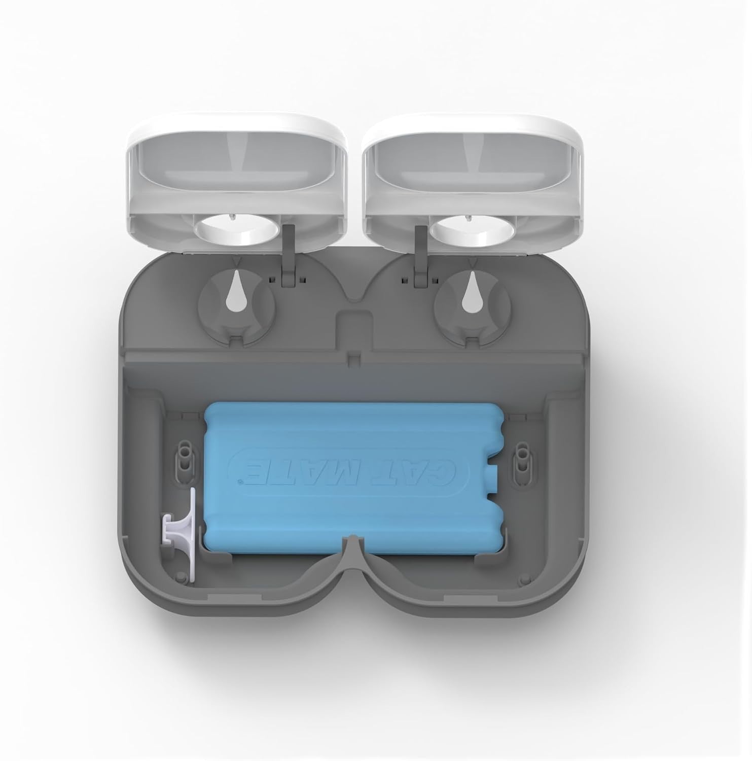 Automatic Pet Feeder Digital Timer 2 Meal Wet Dry Food Dispenser Ice Pack