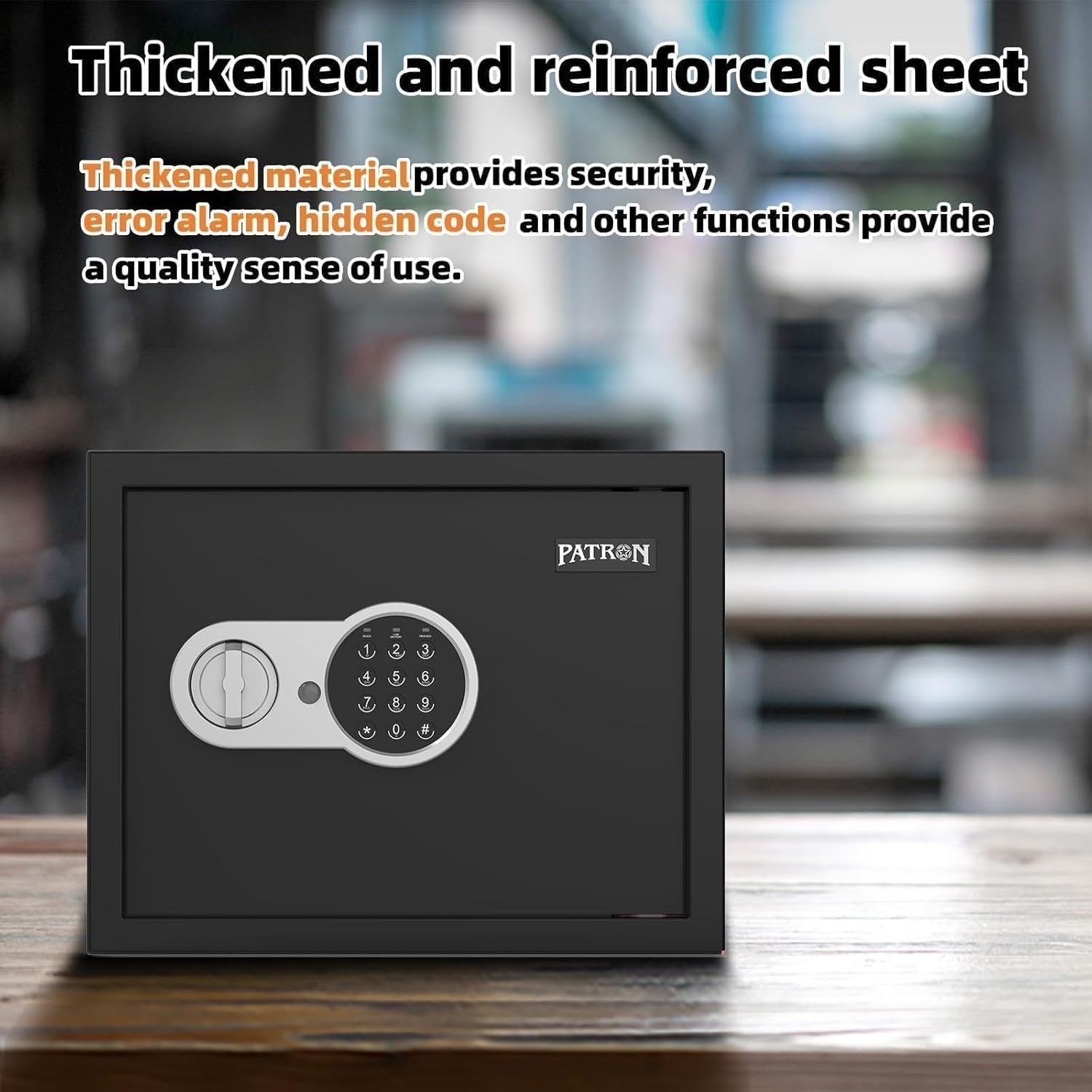 Digital Safe Box Electronic Keypad Cash Jewelry Document Security Safe
