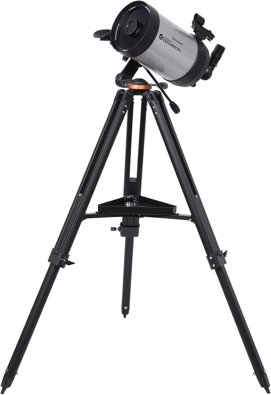 6” Schmidt-Cassegrain Telescope with Smartphone App, Eyepieces & Mount, Silver