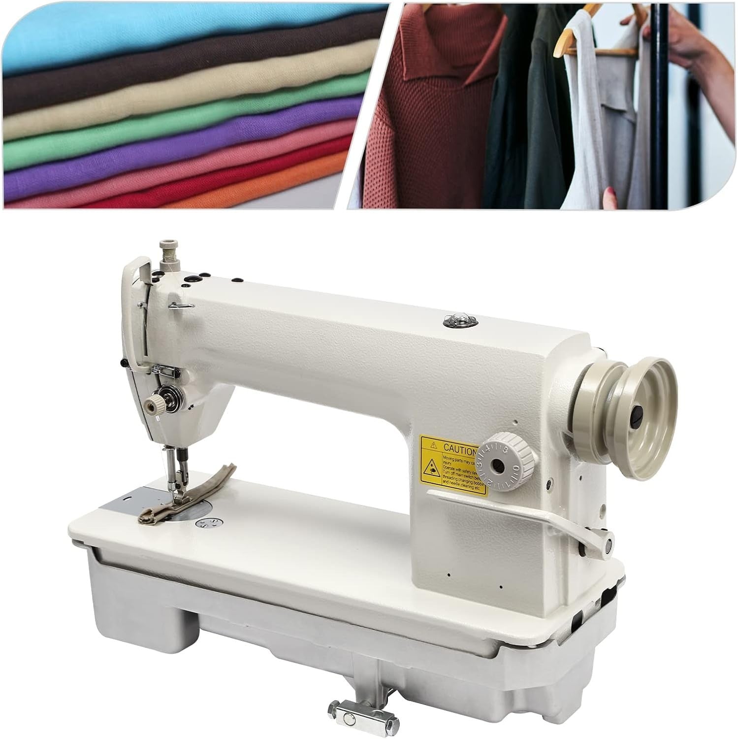 Industrial Heavy Duty Sewing Machine Straight Stitch Clothes Shoes Bags