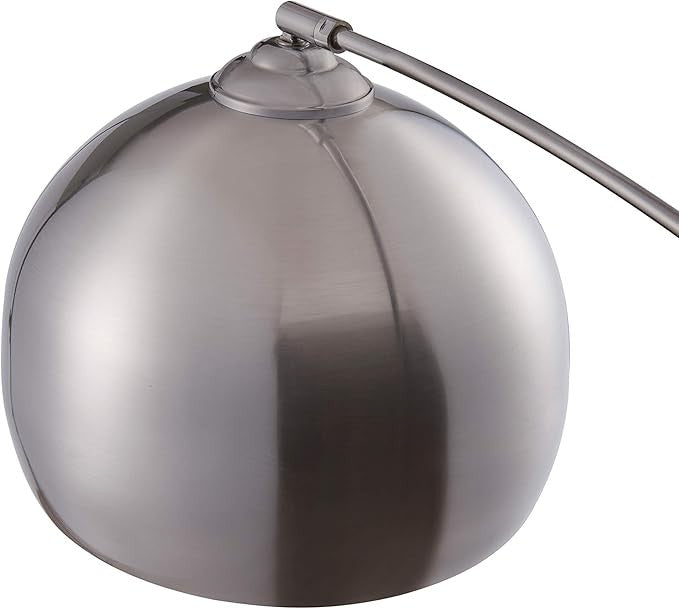 Arc Floor Lamp Chrome Marble Base LED Curved Standing Light 170cm
